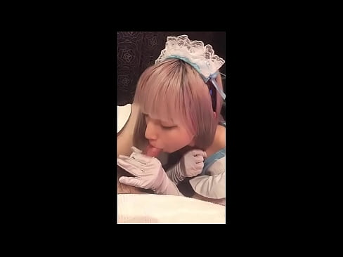 ❤️ Японський ідол [маюка], французький костюм покоївки, частина 1, мінет і дрочка з лосьйоном ❤️ Супер порно у нас ﹏
